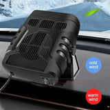 Fan 200W 12V/24V Electric Coog Heating Auto Windshield Defroster Deing Demister Car Anti-Fog Heater