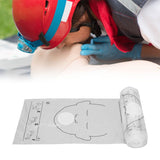 1 Roll Cardiopulmonary Barrier Disposable Face Shield for Emergency Use Cardiac Resuscitation Facial Cover