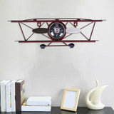 Retro Aircraft Clock, Living Room, Dining Wall, , Wall Hanging, Iron Ornamental Clock