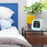 Kids Alarm for Kids, Children's Trainer Clock with 4 Color Toddler Night Light, Sleep Sound hine, Blue