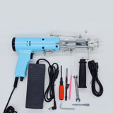 New 2 in 1 Loop Cut Pile Gun hine Starter Electric Carpet Tufting Kit Rug Making Tools