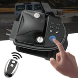 Entry Door Fingerprint Waterproof Lock Handle Latch with Deadbolt Remote Controller Keyless RV