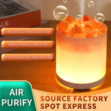 1pc Colorful Salt Stone Aromatherapy Diffuser & Humidifier for Home, Bedroom, and Office
