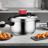Stovetop Pressures Cooker 4L Quickly Cooking Kitchen Stew Soup Pot for Hotel