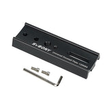 SV219 black Vixen style board/120MM dovetail mounting board suitable for astronomy