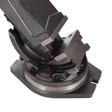 Felix 4 Inch Inclinable Angle Solid Flat 360-Degree Rotary Taper Vise Precision High Quality Fat Tongs