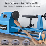 10Pcs Diameter 12mm Round Carbide Cutter Insert Fits for Ci3 Wood Turning