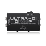 Behringer Ultra-DI DI400P Professional Passive DI-Box ¼“ TRS and gold-plated XLR connectors for stage and studio applications