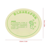 100pcs Waterproof Stickers Bath Swimming Infant Newborn Care Paste(Transparent ) Nursing Ear Paste Baby Supplies