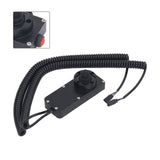 Underwater Thruster Wired Controller Waterproof PWM Wired Cruise Remote Control for Dual Motor Forward Backward Turn Black