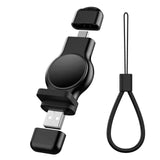 NEW in 1 Magnetic Wireless Charger Portable Type-C USB Interface for Apple Watch iWatch 8 7 6 5 SE 4 3 2 Fast Charging