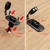 5Pcs 12AWG 30cm SAE Extension Cord Sidewall Port Weatherproof Panel Mount Flush Mountable for Motors Cars Trucks RVs Motorcycles