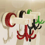 Six Claw Swivel Hook Reusable Heavy Duty Vacuum Suction Cup For Glass Home Kitchen Bathroom Hoo