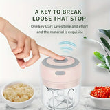 Mini Electric Garlic Grinder Chili Vegetable Chopper 100/250ML Wireless Portable Mixer hine Crusher Kitchen Blender