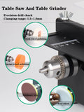 Multifunctional Mini Table Saw hine Woodworking Metal Chainsaw Belt Sander Knife Sener Grinding And Cutting Tools