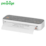 PeriPage A40 Wirless Printer USB Android BT Printing PDF File Webpage Contract Picture with 3 Roll Thermal Paper