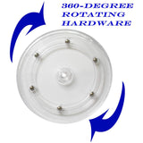 4Pcs Lazy Susan Turntable, 6 Inch Acrylic Turntable Bearing for Decorating Cookies, Clear Swivel Organizer, Base