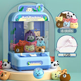 Mini Claw Machine For Kids - Arcade Claw Game Machine, 6 Mini Plush Toys,