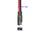 Battery Charging Cable to O Ring Terminal Connectors Harness 10AWG Quick Disconnect with 1 Sae Polarity Reverse Connector.