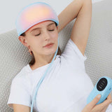 Electric Air Pressure Head Massager Heating Headband Kneading Head Airbag Massage Belt Scalp Deep Massage Headache Pain Relief