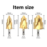 High Speed Steel Reamer Hexagonal Shank PPR Plastics Pipes Reaming Spigot Expander Practical Drill Bit Plumber's Tool