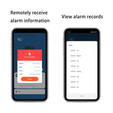 Door Window Home Security Wireless Magnetic Sensor Anti-Theft Alarm Sound and Light WiFi Smart Voice Tuya APP Control