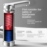 3000W 220V Electric Kitchen Tap Instant Hot stainless steel Water Heater Cold Heating Faucet