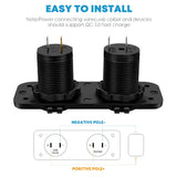 DaierTek Dual USB Car Cigarette Lighter Socket Splitter 12V Charger Power Adapter Outlet Accessories New Arrive