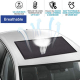 Sun visor sunroof: Magnetic mesh cover provides UV protection and comfort when parking on VIES