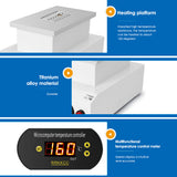 7 Inches Built-in Vacuum Pumps Flat Edge Curved Touch Screen Separator hine LCD Repair Separating Tools 220V