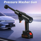 Handheld Pressure Washer Portable Power Cleaner with Rechargeable 1500*10mAh Battery Multiple Injection Modes High-Pressure