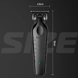 Kemei KM-2299 Men's Cordless Hair Clipper USB Rechargeable Electric Hair Clipper Zero Gap Trimmer Electric Hair Cutting Machine