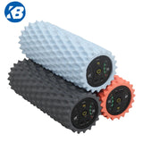 Multi-color designed pattern eva yoga column fiess vibrating foam roller for muscles