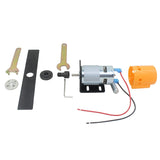 DC 12/24V Motor Manganese Steel Blade DIY Lawn Mower Set Garden Moving Tools Mini Tool