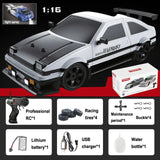 1:16 Lighting Spray GTR Sports 4WD High Speed Drift Rc Car 2.4G Wireless Remote Control Kids Toys