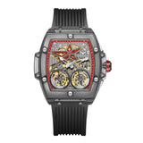 Watches men ONOLA Luxury Fashion Plastic Transparent Hollow Full Automatic Mechanical Watch for Men Waterproof Clock