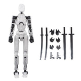 Multi Jointed Movable 3D Printed Mannequin Toucky PVC Model Lucky 13 Full Body Activity Robot Action Figures, Durable