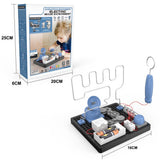 STEM DIY Physical Science Explore Electric Maze Experiment Puzzle Building Toy Handmade Experiment Kit for Child