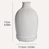 1pc Ultrasonic Aromatherapy Humidifier - Simple Style White Resin Machine for Home Decor and Room Humidification