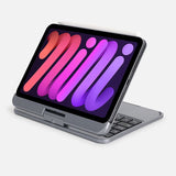 DOQO Magic Keyboard for Apple iPad Mini6 Magnetic Protective Case with Touchpad 360-degree Rotation Backlight Keyboard Case