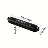 1set Vacuum Sealer Machine Food Vacuum Sealer Automatic Air Sealing System For Food Storage