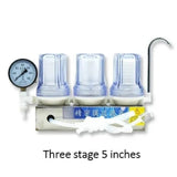 220V 60W 5-inch Tertiary Filter Fruit Wine Filtering hine Household Small Brewing Equipment With Pressure Gauge