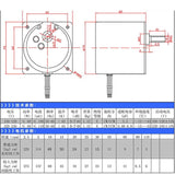 80KTYZ AC 220V Micro Slow Speed hine 60W Permanent Magnet Synchronous Small Motor Adjustable Direction