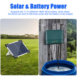 Solar Drip Kit Automatic Irrigation System Set for Garden 7 Timing 30 Watering Modes 32.8FT
