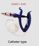 Automatic Veterinary Continuous Animal Injection Adjustable Vaccine Syringe for Livestock Bird Cattle Sheep Veterinarian