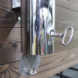 Lockable Mounted Ashtray for Outside Wall - Ideal for Patio, Mall, Hotel, KTV