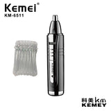 Kemei KM-6511 New 2 in 1 High Quality Nose Hair Trimmer Removable Male Nose Trimmer