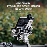 ESLNF Cellphone Aluminum Alloy Bike Mobile Phone Holder Bracket 360°Adjustable Installation Cycg Accessories