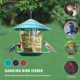 Automatic Foot Tool Outdoor Bird Feeder Hanging Nut Feeding Multiple Hole Dispenser Holder Food Container