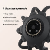 4 Modes Electric Head with Bluetooth Music 10 Claws Octopus Scalp Vibration Massager For Stress Relief Improve Sleep